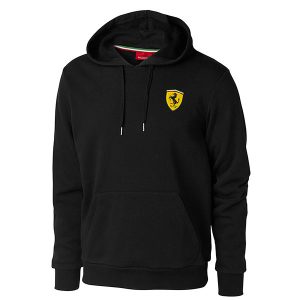 Sudadera Scuderia Ferrari Small shield Negra